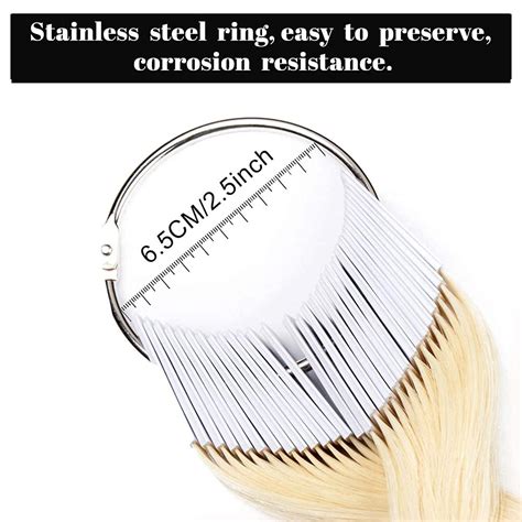 Buy Felek 30/pack Hair Swatches for Testing Color Human Hair Swatch ...