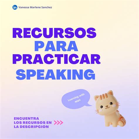 ¿Quieres 𝐩𝐫𝐚𝐜𝐭𝐢𝐜𝐚𝐫 tu speaking? 🗣 Te comparto algunos recursos que van ...