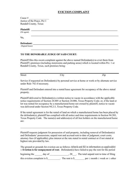 Eviction Notice Ny Template - prntbl.concejomunicipaldechinu.gov.co