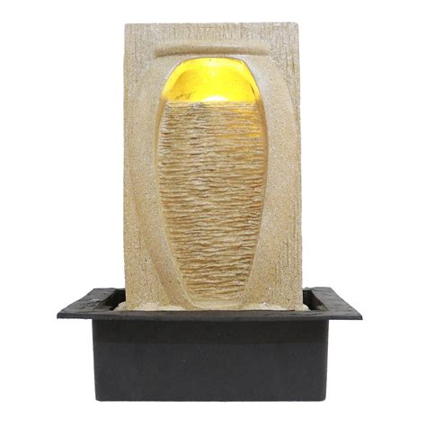 INDIANA CRAFT Polyresin Designer Table Top Home Decor Indoor Waterfall ...