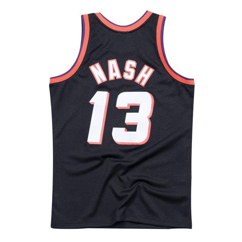 Steve Nash Jersey | Phoenix Suns Mitchell & Ness Black Throwback ...