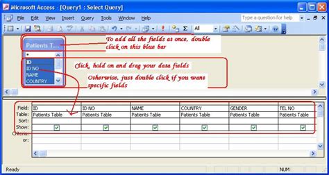 Image result for How to Create a Query Using Microsoft Access Database