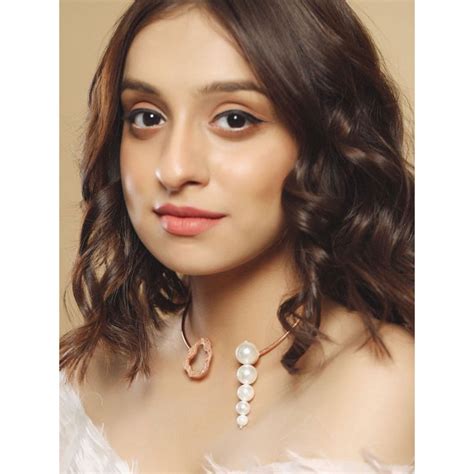 Buy Mitali Jain Audrey Rose Gold Statement Choker Online