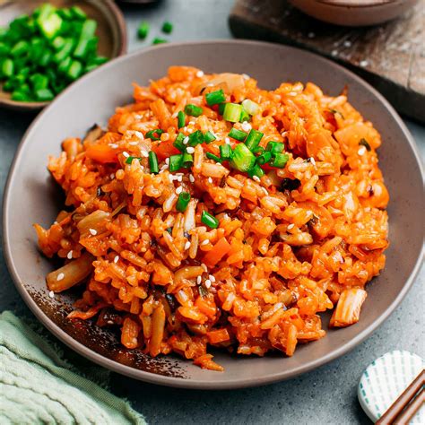 Kimchi Fried Rice - Full of Plants