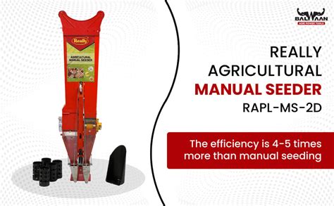 Really Agricultural Seeding Machine (RAPL-MS-2D) Double Barrel Hand ...