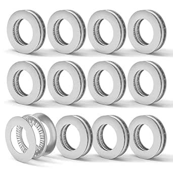MEANLIN 12 Sets Thrust Needle Roller Bearings : Amazon.in: Industrial ...