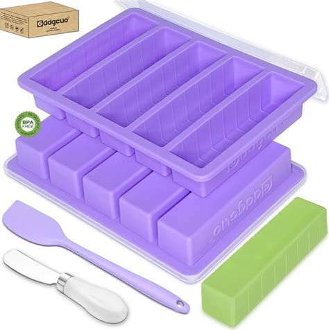 Amazon.com | GDDGCUO Silicone Butter Molds with Spatula and Lid, Non ...