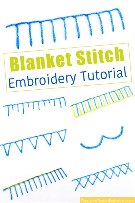 Image result for Embroidery Blanket Stitch Tutorial