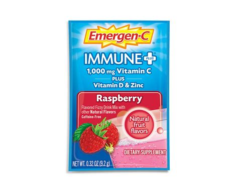 Raspberry Vitamin C Supplement for Immune Support | Emergen-C