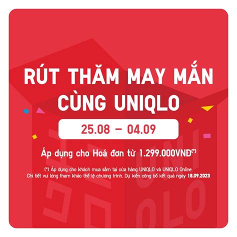Rút Thăm May Mắn Cùng Uniqlo | UNIQLO VN