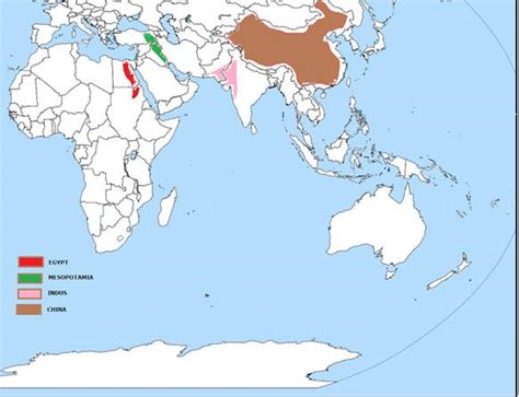 Student Activities: Mark the areas of Bronze Age civilization on the ...