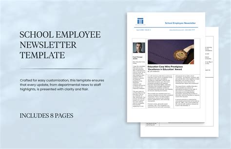 Editable School Newsletter Templates in Word to Download