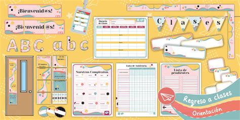 Pack Decoración Sala | Regreso a Clases | Versión Vivid