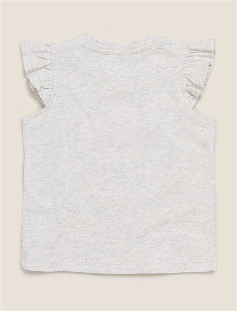 Buy Pure Cotton Bunny T-Shirt at Marks & Spencer