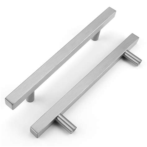 Brushed Nickel Cabinet Handles, 25 Pack OYX 5in Cabinet Handles for ...
