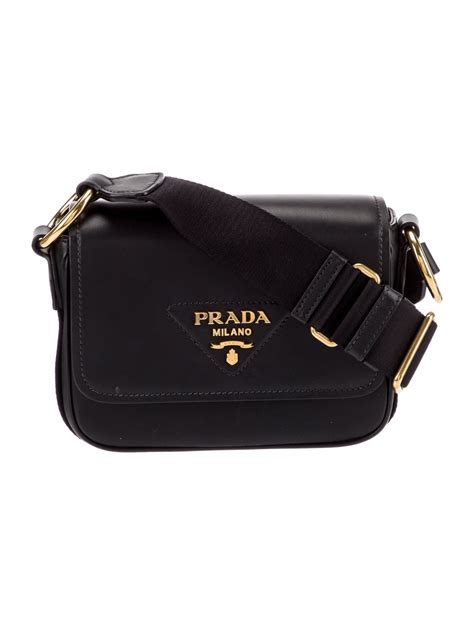 Prada Identity Crossbody Bag - Black Crossbody Bags, Handbags ...