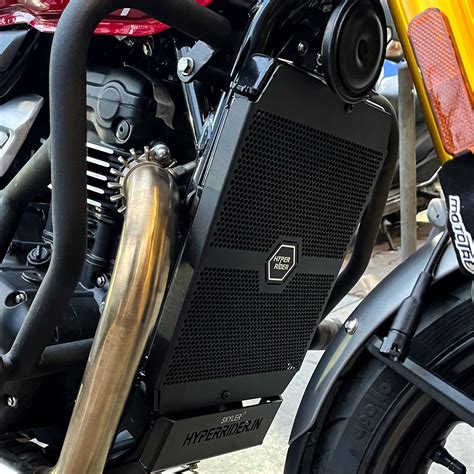 Hyperrider Radiator Grill Honey Comb for Triumph Speed 400 and Scrambl ...