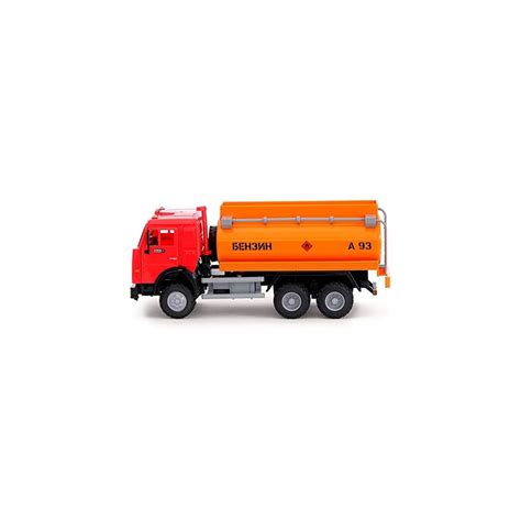 Buy 1:32 Scale Model Fuel Truck Kamaz 6520 Gasoline Tanker Russian Car ...