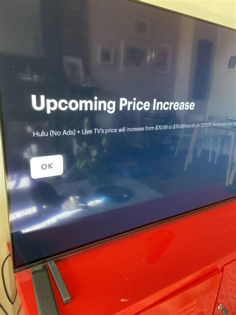 Hulu price increase - “Hulu (No Ads) + Live TV's price will increase ...