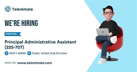 Principal Administrative Assistant (225-707) Jobs in Dubai, United Arab ...