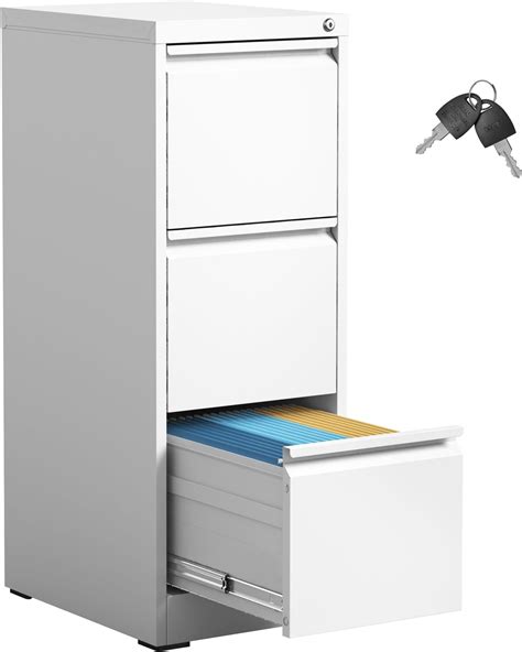 Amazon.com: AFAIF 3 Drawer File Cabinet with Lock, File Cabinets for ...