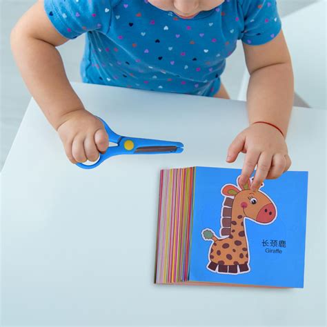 Children's Paper Cutting Activity Set Cutting Book Art Painting with ...