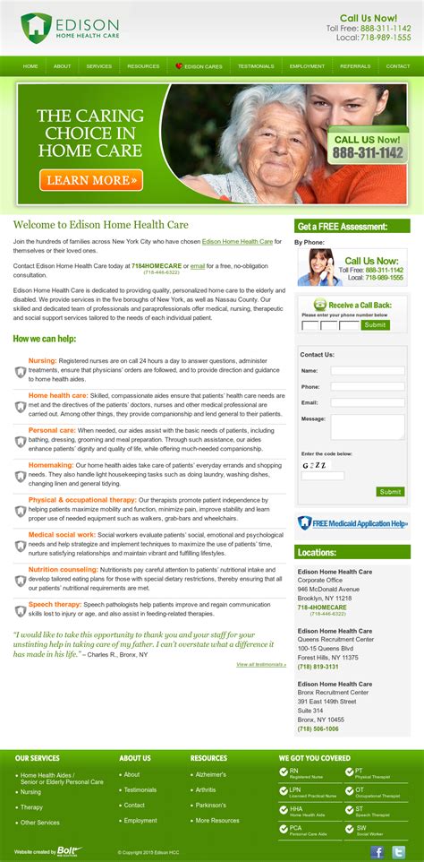 Edison Home Health Care Mcdonald Avenue Brooklyn Ny