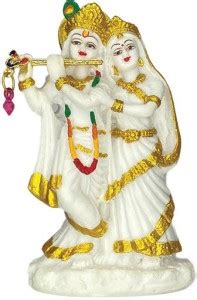 DriveStylish Lord Radha Krishna Idol Statue for Car Dashboard ...