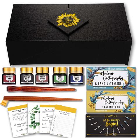 Buy The Lettering Tribe Calligraphy Set For Beginners | Oblique Pen ...