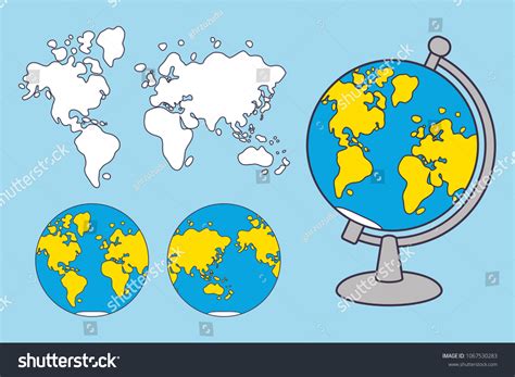 Round World Map Cartoon 的图像结果