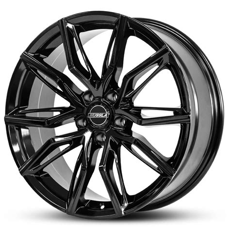 holden commodore hussla medusa gloss black wheel #14403