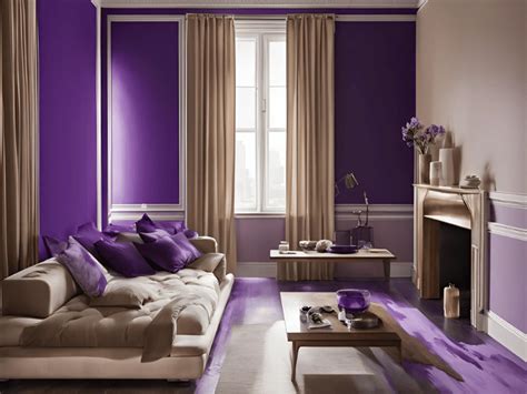 Purple Wall Paint Colours and Combinations for Beautiful Homes