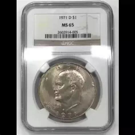 1971-D Clad Ike Eisenhower Dollar NGC MS-65 - Old Pueblo Coin