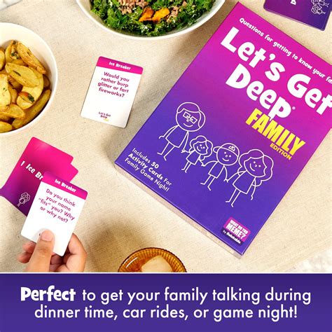Let's Get Deep® Family Edition: The Ultimate Conversation Card Game ...