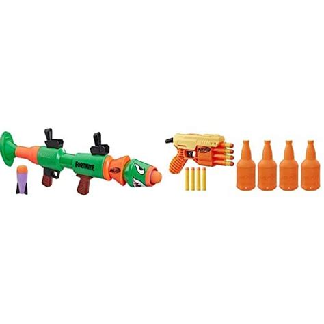 Nerf Fortnite RL Blaster, Fires Foam Rockets, Includes 2 Official Nerf ...