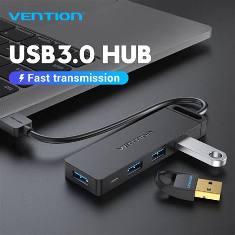Vention USB 3.0 HUB 5 Port Adapter Micro USB Power Multiple USB 3.0 ...