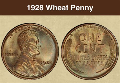 1928 Wheat Penny Coin Value (Errors List, "D", "S" & No Mint Mark Worth ...