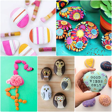 25 Cute and Easy Rock Painting Ideas for Beginners