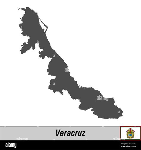Veracruz map vector hi-res stock photography and images - Alamy