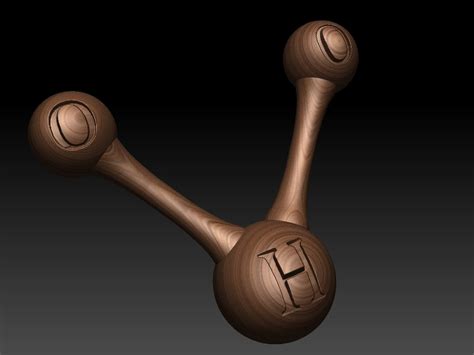 H2O2 Molecule Model 的图像结果