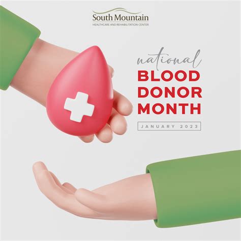 National Blood Donor Month – South Mountain Healthcare and ...