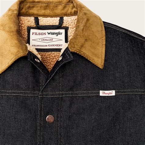 Wrangler x filson denim work jacket von Filson | Indigo (Blau)
