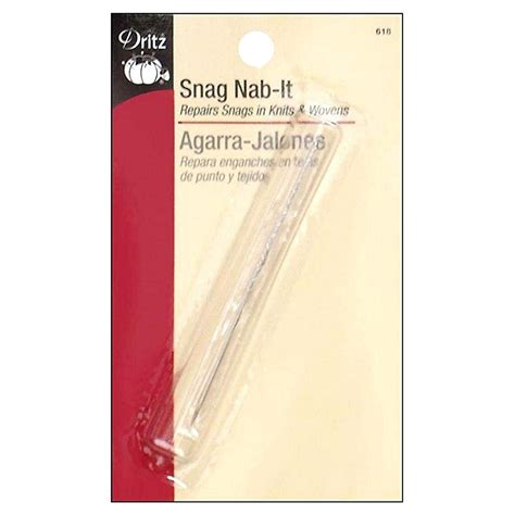 Dritz Upholstery Snag Nab-It Tool-2.5", Sewing Remover for Knitted ...