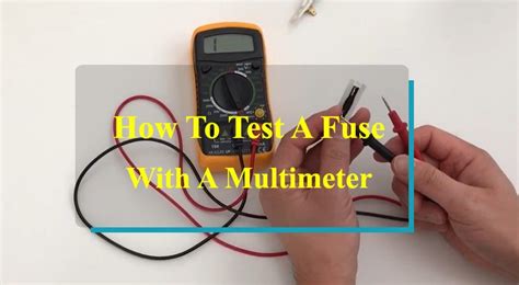 Image result for Check Fuse with Multimeter