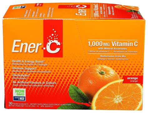 Ener-C Vitamin C Multivitamin Drink Mix Orange -- 1000 mg - 30 Packets ...
