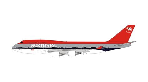 Phoenix Northwest Airlines Boeing 747-400 N667US Bowling Shoe Livery ...