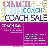 Image result for Coach Sale