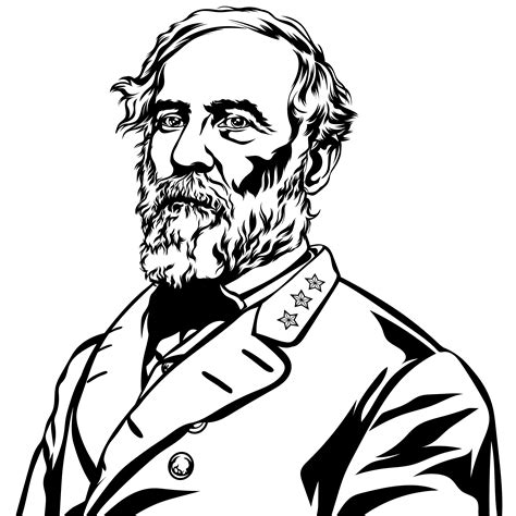 Drawing Of Robert E Lee