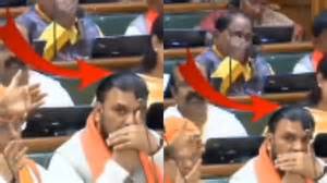 Video Of Bihar Dy CM Samrat Choudhary ‘Eating Khaini’ In Assembly ...
