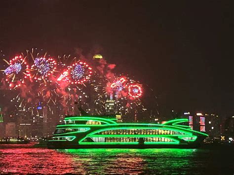 Hong Kong Water Taxi Victoria Harbor Tour New Year Fireworks Display ...